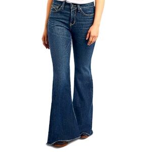 ARIAT REAL HIGH RISE ZINNIA EXTREME FLARE WOMEN’S WESTERN JEANS